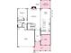 Detailed floor plan showcasing the layout of the first floor, including bedrooms and common areas at 180 Glenn Dr, Mooresville, NC 28115