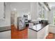 Modern kitchen with stainless steel appliances, ample counter space, and white cabinetry at 630 4Th Nw Ave, Hickory, NC 28601