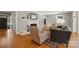 Cozy living room with fireplace and hardwood floors, perfect for entertaining guests at 630 4Th Nw Ave, Hickory, NC 28601