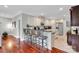 Kitchen with white cabinets, stainless steel appliances, and a large island at 4552 Sawgrass Ct, Denver, NC 28037