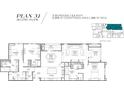 Second floor plan showcasing 3 bedrooms, 3.5 bathrooms, and a large deck at 409 Queens Rd # 203, Charlotte, NC 28207