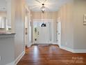 Bright and spacious entryway with hardwood floors and a view to the kitchen at 2165 Smith Rd # 9, Clover, SC 29710