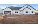Newly constructed home with gray roof and white siding at 6100 Lowder Rd, Salisbury, NC 28147