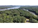 Lakefront property with lush greenery, offering scenic views and privacy at 248 Pioneer Dr # 990, Mount Gilead, NC 27306