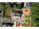 An aerial view shows the layout of the lots and homes within the Royal Prince Court community at 1211 Royal Prince Ct, Charlotte, NC 28211