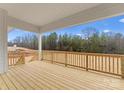 Spacious wooden deck with views of the surrounding landscape at 199 Heartland Dr # 10, Rock Hill, SC 29732