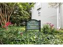 Entrance signage for Myers Park Manor Condominiums on Queens Road at 430 Queens Rd # 712, Charlotte, NC 28207