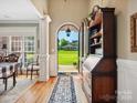 Bright entryway with hardwood floors and view of backyard at 418 Sebring Ct, Belmont, NC 28012