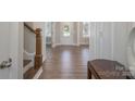 Bright foyer with hardwood floors and staircase at 1180 Weir Ct, Fort Mill, SC 29708