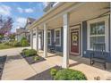 Charming front porch with rocking chairs at 1180 Weir Ct, Fort Mill, SC 29708