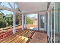 Unfinished wooden deck and covered porch at 332 Canvasback Rd, Mooresville, NC 28117