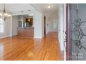 Bright living room featuring hardwood floors and an open floor plan at 3624 Ramsey Rd, Sharon, SC 29742