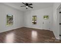 Spacious living room featuring hardwood floors and lots of natural light at 225 York Ave, Kannapolis, NC 28083