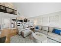 Spacious living room with hardwood floors and kitchen views at 905-A Linney Ln, Shelby, NC 28152