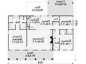 Detailed floor plan showing the layout of the home, including the kitchen, bedrooms, and living spaces at 1473 Tom Joye Rd, Clover, SC 29710