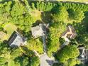 Birds-eye view of the house and surrounding neighborhood at 141 Red Brook Ln, Mooresville, NC 28117