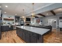 Spacious kitchen with an island and modern appliances at 329 Wintergreen Ct, Kings Mountain, NC 28086