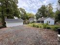 Spacious backyard with screened-in porch, lush greenery, and ample room for outdoor activities at 131 Glendale Se Ave, Concord, NC 28025