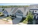 Aerial view of a beautiful home in a residential neighborhood at 50143 Robins Nest Ln, Lancaster, SC 29720