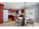 Well-appointed kitchen with stainless steel appliances and center island is perfect for cooking at 3007 Gambrill Falls Dr, Indian Trail, NC 28079
