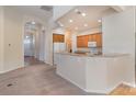 Open-concept kitchen featuring granite countertops, stainless steel appliances, and ample cabinet space at 151 Glade Valley Ave, Mooresville, NC 28117
