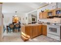 Bright kitchen featuring wood cabinets and an island at 119 Loray Ln, Statesville, NC 28625