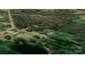 An overhead view showcases the property's wooded surroundings and location at 1216 Stallion Ln, Lancaster, SC 29720