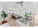 Bright and airy living room with hardwood floors, and comfortable seating at 2443 Myrtle Ave, Gastonia, NC 28052