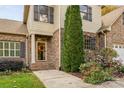 Inviting front entrance with brick facade and landscaping at 119 42Nd Avenue Nw Dr, Hickory, NC 28601