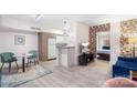 Small dining area with round table and two chairs near kitchen at 400 Queens Rd # E5, Charlotte, NC 28207