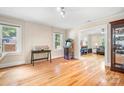 Bright and airy living room featuring hardwood floors and lots of natural light at 2401 Boy Scout Rd, Lincolnton, NC 28092