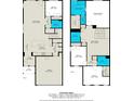 Two-story floor plan featuring a spacious Gathering room and primary bedroom at 4127 Steel Way, Sherrills Ford, NC 28673