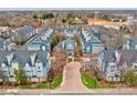 Aerial view of the community with well-manicured landscaping and a coordinated architectural design at 525 N Graham St # 3A, Charlotte, NC 28202