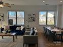 Open concept dining and living area at 909 E 7Th St # 241, Charlotte, NC 28204