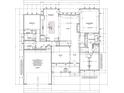 First floor plan featuring the garage, dining room, living room, Primary bedroom and bath, and other rooms at 4271 Candlewood Dr, Sherrills Ford, NC 28673