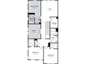 Second floor plan featuring a loft, two bedrooms, and a study at 1194 Lost Cove Rd, Indian Land, SC 29707