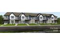 Front view of townhouses with white and gray siding at 1198 Lost Cove Rd, Indian Land, SC 29707