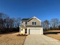 Two-story house with neutral siding, white garage door, and landscaping at 174 Salem Springs Ln, Statesville, NC 28625