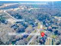 Stunning aerial view of the property's location near Gaston Country Club and Gaston Municipal Airport at 3513 Country Club Dr, Gastonia, NC 28056