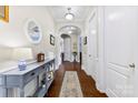 Bright and spacious foyer with hardwood floors and decorative accents at 1246 Gold Rush Ct, Fort Mill, SC 29708