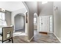 Bright and airy entryway with high ceilings, hardwood floors, and archways at 3116 S Legacy Park Blvd, Fort Mill, SC 29707