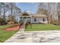 Attractive exterior with a modern front porch, inviting entryway, and well-manicured lawn at 2503 Parnell Dr, Shelby, NC 28150