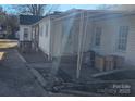 House exterior showcasing a covered carport and a small patio area at 602 W Graham St, Shelby, NC 28150