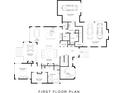Detailed first floor plan showcasing layout of kitchen, dining, great room, and Primary suite at Lot 7 Hamlin Rd # 7, Fort Mill, SC 29715