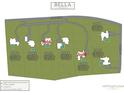 Community plot map showing property boundaries, lot sizes, and road access at Lot 7 Hamlin Rd # 7, Fort Mill, SC 29715
