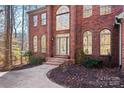 Brick front entrance with walkway and landscaping at 800 Lakeview Shores Loop, Mooresville, NC 28117