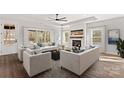Spacious living room features a fireplace and ample natural light at 1215 Coppergate Dr, Salisbury, NC 28147