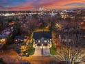 Modern duplex home with city skyline view in the distance at 520 Stegall St, Charlotte, NC 28217