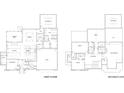 Detailed floor plan showcasing the layout of this house, including the kitchen, dining area, living room, bedrooms, and bathrooms at 3814 Topsfield Rd, Charlotte, NC 28211