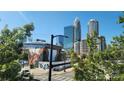 Uptown Charlotte skyline view from condo at 505 E 6Th St # 301, Charlotte, NC 28202
